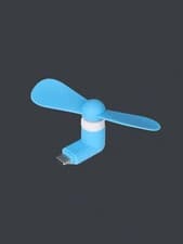 Image of USB Mini Portable Fan Micro Cool Type-C and Lightning Plug Summer Travel Cooling