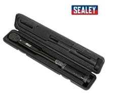Image of SEALEY TORQUE WRENCH 3/8" DRIVE MICROMETER CALIBRATED RATCHET 7-112NM AK623B