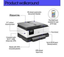 Image of HP OfficeJet Pro 8122e All-in-One Wireless Colour Inkjet Printer
