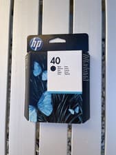 Image of HP 40 Black Printer Ink - Out of Date Nov 2017