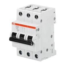 Image of ABB 2CDS273001R0164 S203M-C16 Circuit Breaker 3-Pin 16A 230V