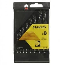 Image of Stanley STA56006-QZ Precision Masonry Drill Bits 3-10 mm Box of 8 Pieces