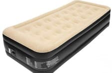 Image of Luxury Single Air Bed Air Mattress with Built-in Pump and Pillow