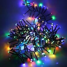 Image of 2000 LED Cluster Lights 26m Christmas Lighting Indoor Outdoor Memory Timer