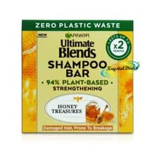 Image of Garnier Ultimate Blends Strengthening Honey Shampoo Soap Bar 60g