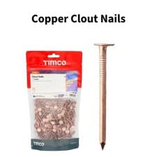 Image of Timco Clout Nail Copper 30mm x 2.65mm *1KG Bag*