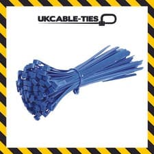 Image of Releasable Cable Ties Reusable Black Natural Nylon Plastic Zip Tie Wraps