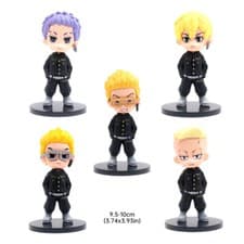 Image of 5pcs Tokyo Revengers Hanagaki Budo 4'' Anime Action Figure Model Toy Gift NEW