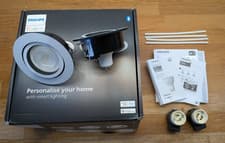 Image of Philips Hue White Ambience Milliskin LED Smart GU10 Ceiling Spotlight x 2