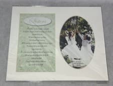 Image of Sister Photo Frame Insert Card Verse Poem
