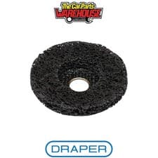 Image of Draper 37607 Polycarbide Strip Disc 115mm 2223mm 180 Grit Black