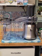Image of Sage BJE430SIL The Nutri Cold Spin Juicer - Silver