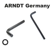 Image of Long / Regular Allen Key Hex Key Black Hex Keys Hexagonal Keys ARNDT GERMANY