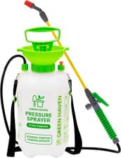 Image of 5 Litre Garden Pressure Sprayer – Pump Action Sprayer with Adjustable Nozzle & C