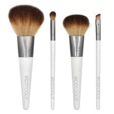 Image of EcoTools On The Go Style Brush Set 4 Piece Set  Dual Pocket Case Cruelty-Free,