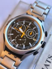 Image of Swatch Irony XLite Chrono YYS4000AG Black Watch New