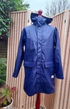 Image of NEW Herschel's Long Classic Rain Jacket in Limited Edition Dark Navy Size Medium