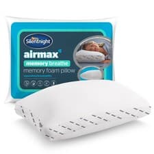 Image of Silentnight Airmax Memory Breathe Pillow Open Cell Breathable Medium Support