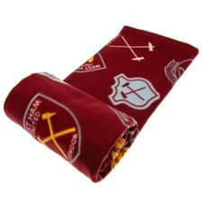 Image of West Ham United FC Historical Crest Fleece Blanket