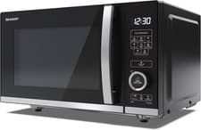 Image of SHARP YC-QS204AU-B Compact 20 Litre 800W Digital FLATBED Microwave, 10 power
