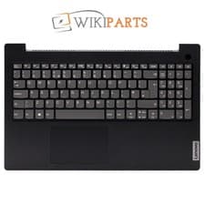Image of Compatible For Lenovo 5CB1B96476 Laptop Palmrest Top Cover UK Layout Keyboard
