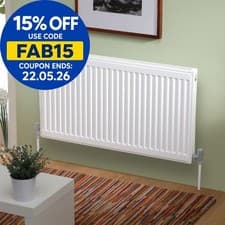 Image of K Rad Kompact Type 22 Double Panel Plus Radiator 600 x 900mm