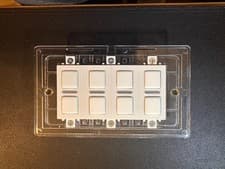 Image of Lightwave L24 MK2 smart dimmer switch 4-gang white (no front panel)