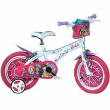 Image of Graded Barbie Girls Bicycle 14" Wheel Bike Stabilisers Adjustable Outdoor
