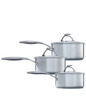 Image of Circulon S Series 3 Piece Stainless Steel Pan Set