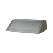 Image of Addis 60 Litre Flip Top Bin Lid Metallic Grey 504895