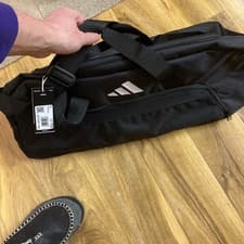 Image of Adidas Tiro League Duffel Bag - Black/White - Medium