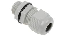 Image of Nylon Dome Headed Cable Gland Grey 5-10mm M16 10 Pack NGM16-GY (T21G)