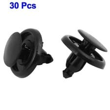 Image of Reliable Fasteners 7mm Hole Black Plastic Rivets for Automotive Applications
