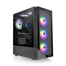 Image of 4713227533669 Thermaltake View 200 TG ARGB Midi Tower Black Thermaltake
