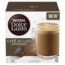 Image of NESCAFÉ Dolce Gusto Café Au Lait Intenso Coffee Pods 16 Count (Pack of 3) NEW UK