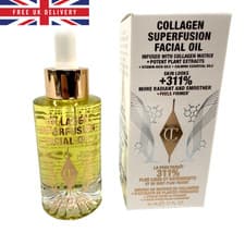 Image of CHARLOTTE TILBURY Collagen Superfusion Facial Oil 30ml New In Box UK