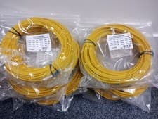 Image of OS2 9/125 Single Mode LC-LC Duplex Fiber Patch Cable 20mtr Yellow
