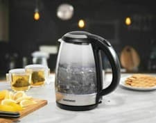 Image of Daewoo Callisto Ombre Effect 1.7L 2200W Glass Kettle With LED Light Indicator