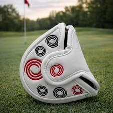 Image of Odyssey Mallet Putter Headcover – White – Brand New