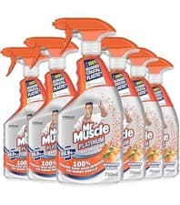 Image of Mr Muscle Bathroom Cleaner, All Purpose Cleaning Spray 750ml x 6