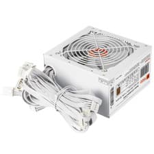 Image of VIDA Pro White 500W PSU 80 Plus Bronze ATX Desktop PC Power Supply 2x PCI-E