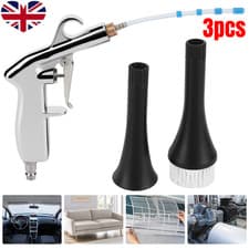 Image of 3pcs Air Blow Duster Gun Compressed Line Nozzle Tool Compressor Kit Car Detailin