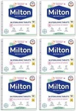 Image of Milton Sterilising Tablets for Cleaning Baby Feeding 6 x 28