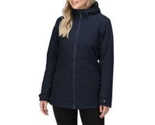 Image of Brand New Womens Regatta Bergonia Waterproof Jacket Navy Blue Hood Medium UK 12