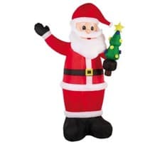 Image of Inflatable Santa with Christmas Tree 10ft 3m Xmas Decoration - New Boxed