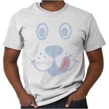 Image of Vintage Dog Slush Puppie Cartoon Retro Gift Womens or Mens Crewneck T Shirt Tee
