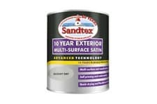 Image of Sandtex 10 Year Multi Surface Satin Paint 750ml Cloudy Day
