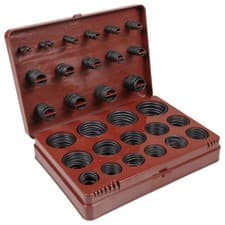Image of 3mm - 45mm Assorted Metric O-Ring Set, 404 Piece - D03543