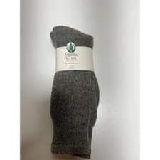 Image of Sierra Club Wool Blend Hiker Trail Socks Gray Sz 10-13 Outdoor Gorpcore
