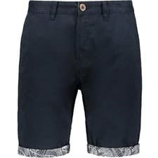 Image of NEW Mens Chino Shorts THREADBARE Cotton Summer Roll Up Bermuda Half Pants Beach